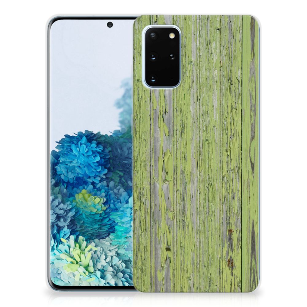 Samsung Galaxy S20 Plus Bumper Hoesje Green Wood