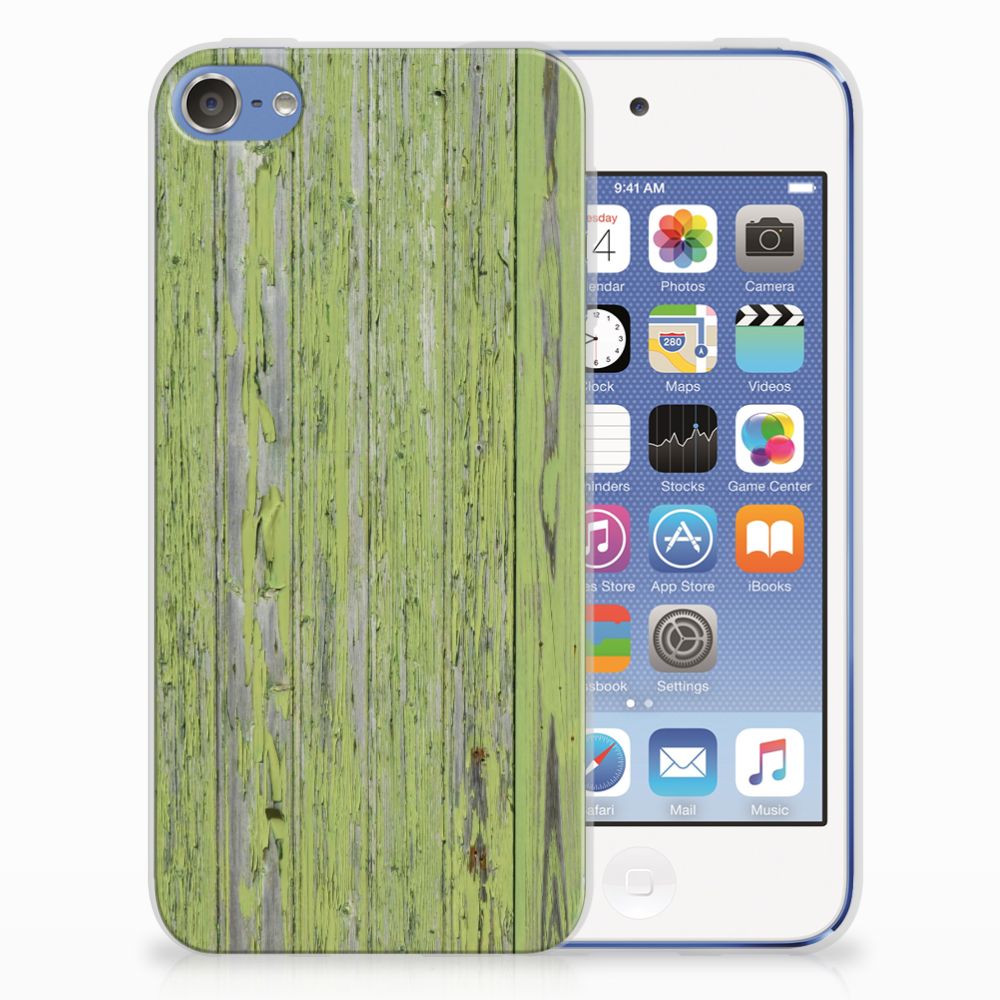Apple iPod Touch 5 | 6 Bumper Hoesje Green Wood