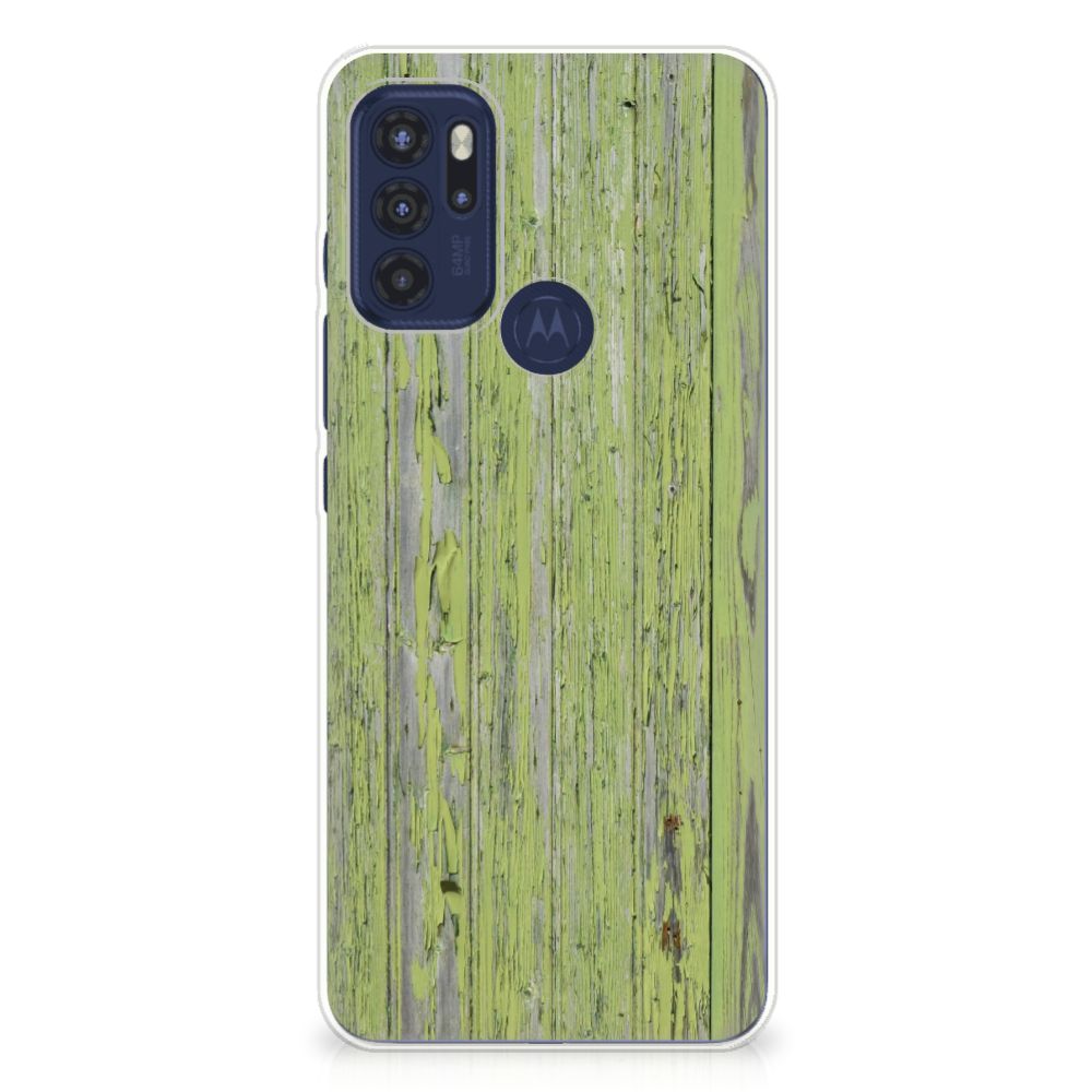 Motorola Moto G60s Bumper Hoesje Green Wood