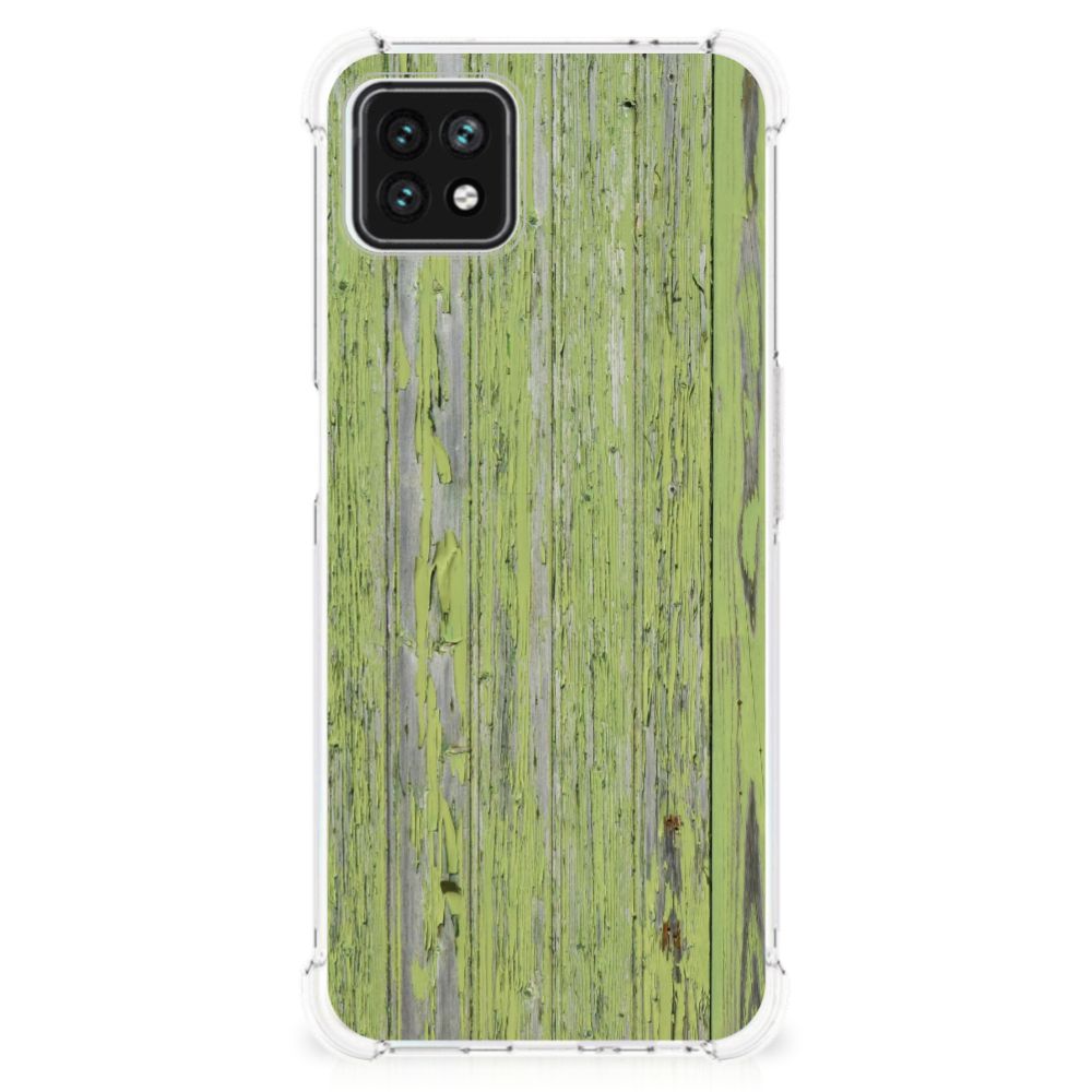 OPPO A53 5G | A73 5G Stevig Telefoonhoesje Green Wood