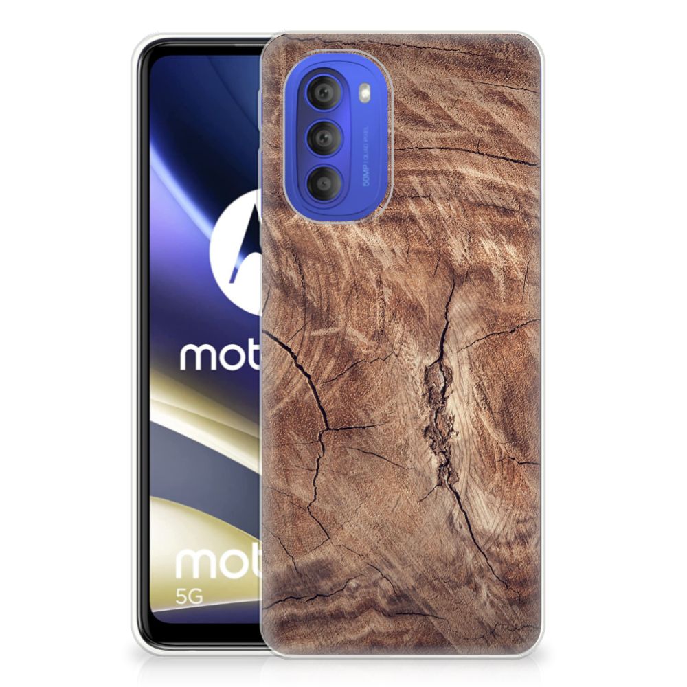 Motorola Moto G51 5G Bumper Hoesje Tree Trunk