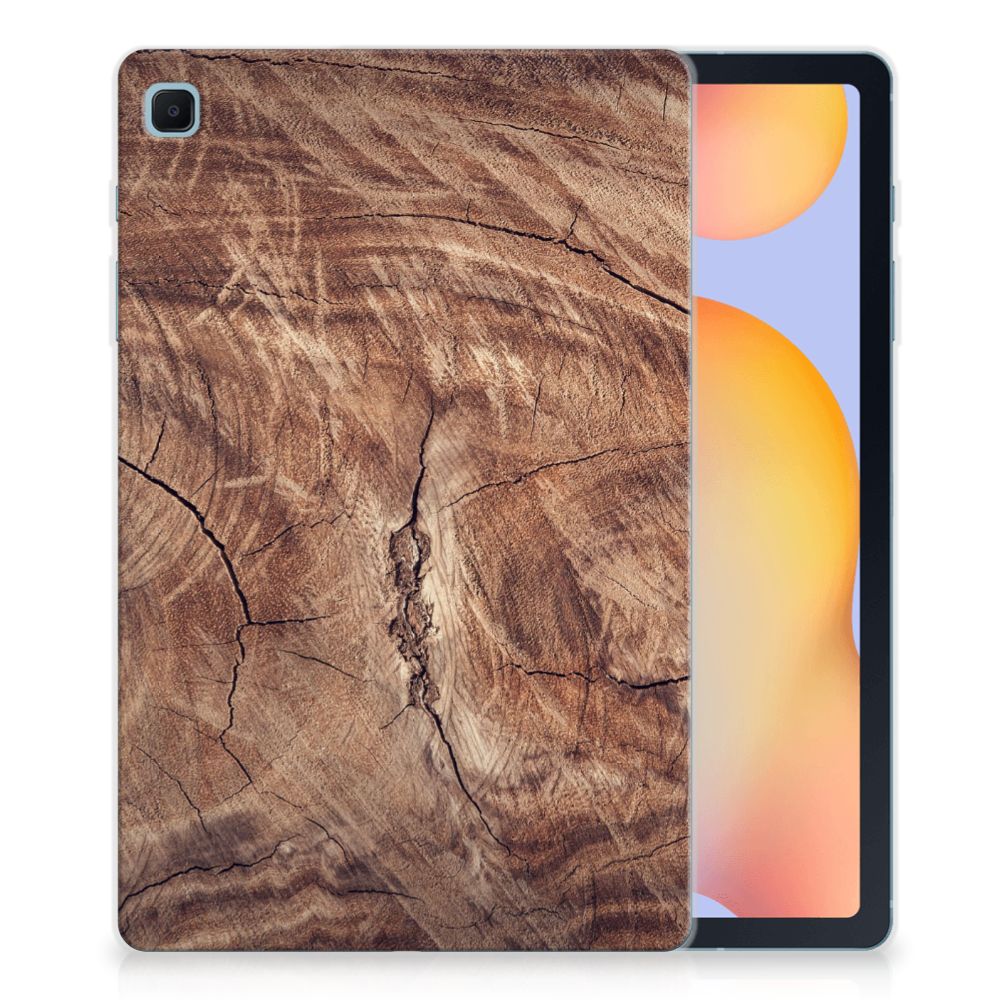 Samsung Galaxy Tab S6 Lite Silicone Tablet Hoes Tree Trunk