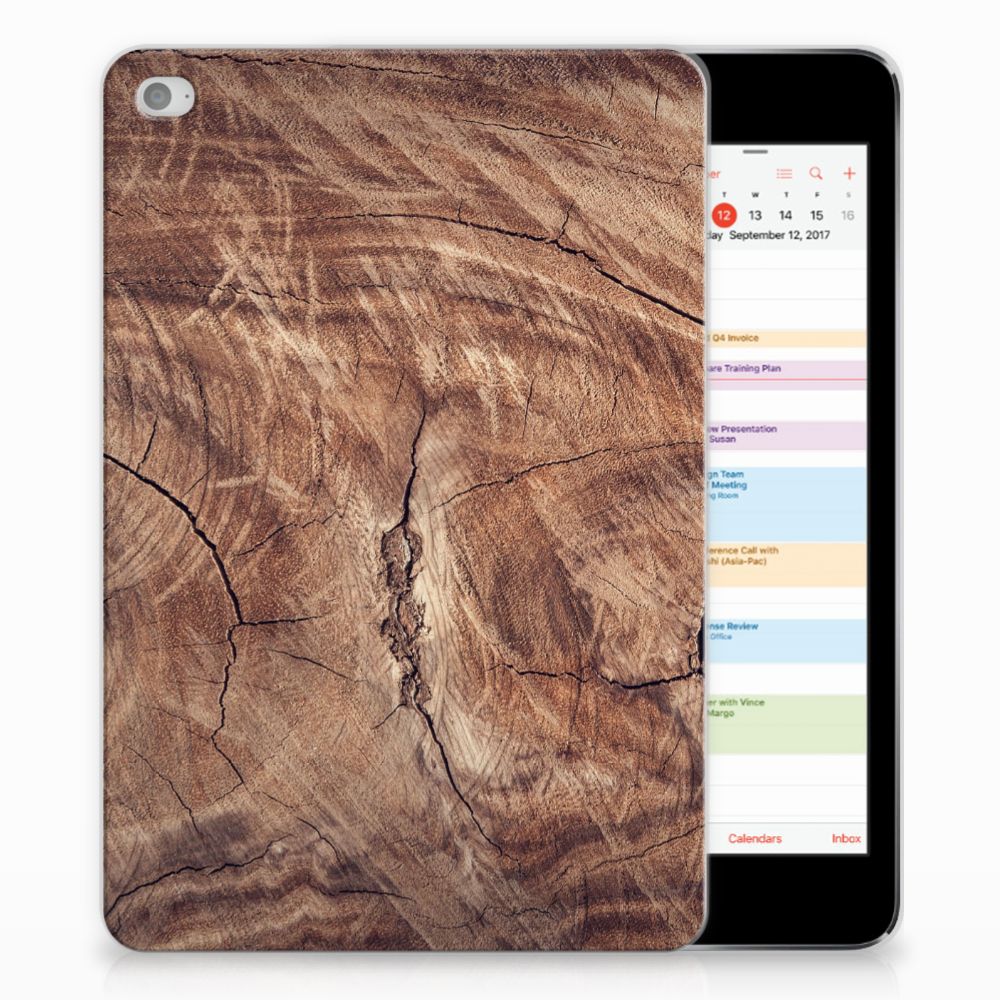 Apple iPad Mini 4 | Mini 5 (2019) Silicone Tablet Hoes Tree Trunk