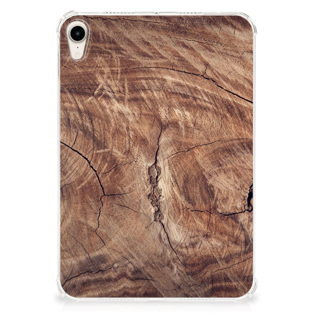 Apple iPad mini 6 (2021) Silicone Tablet Hoes Tree Trunk