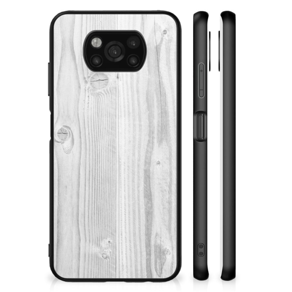 Xiaomi Poco X3 | X3 Pro Houten Print Telefoonhoesje White Wood
