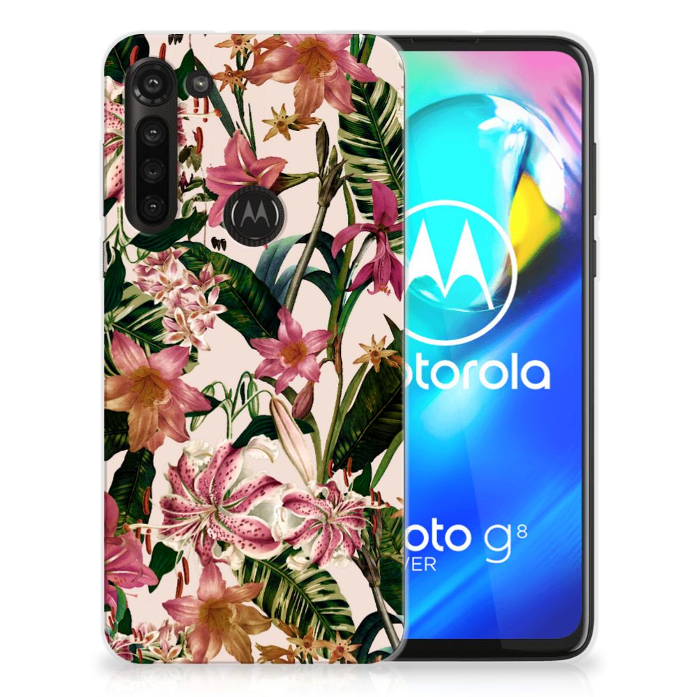 Motorola Moto G8 Power TPU Case Flowers