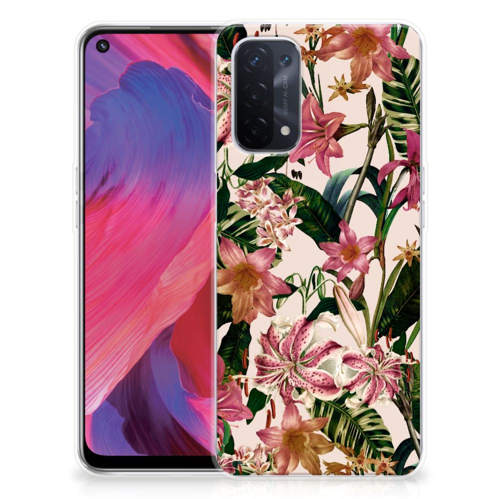 OPPO A74 5G | A54 5G TPU Case Flowers