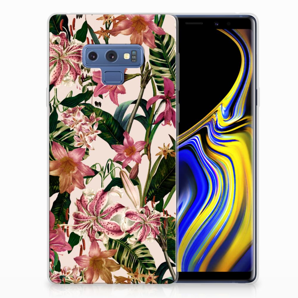 Samsung Galaxy Note 9 Uniek TPU Hoesje Flowers