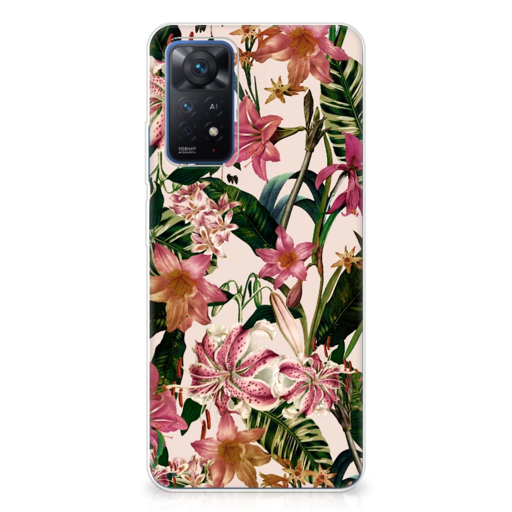 Xiaomi Redmi Note 11 Pro 5G TPU Case Flowers
