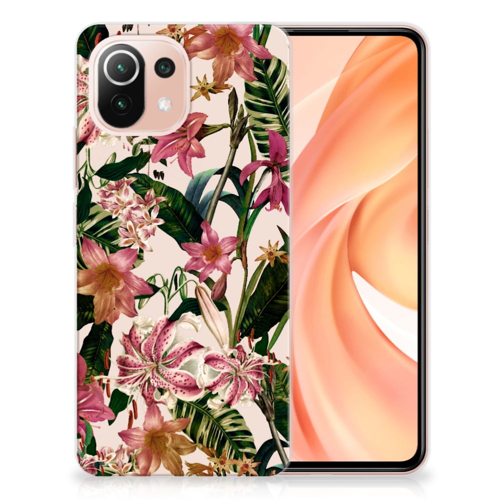 Xiaomi Mi 11 Lite | 11 Lite 5G NE TPU Case Flowers