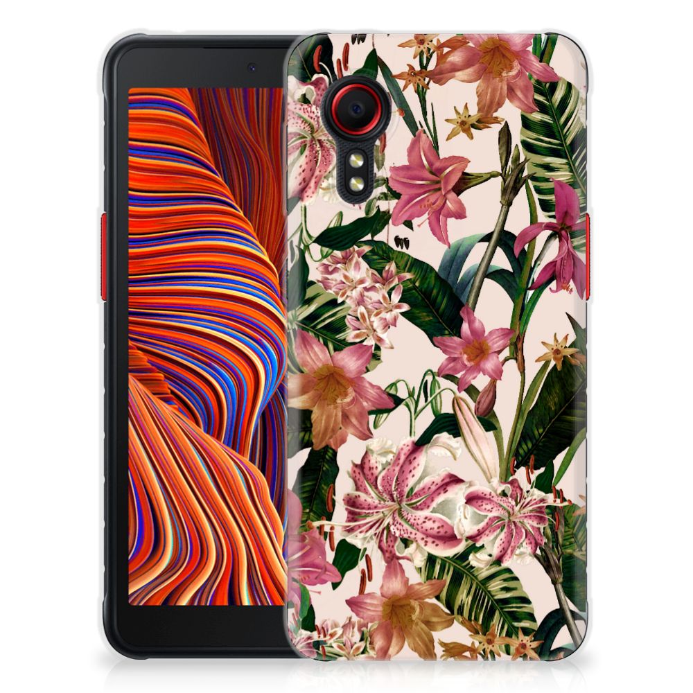 Samsung Galaxy Xcover 5 TPU Case Flowers
