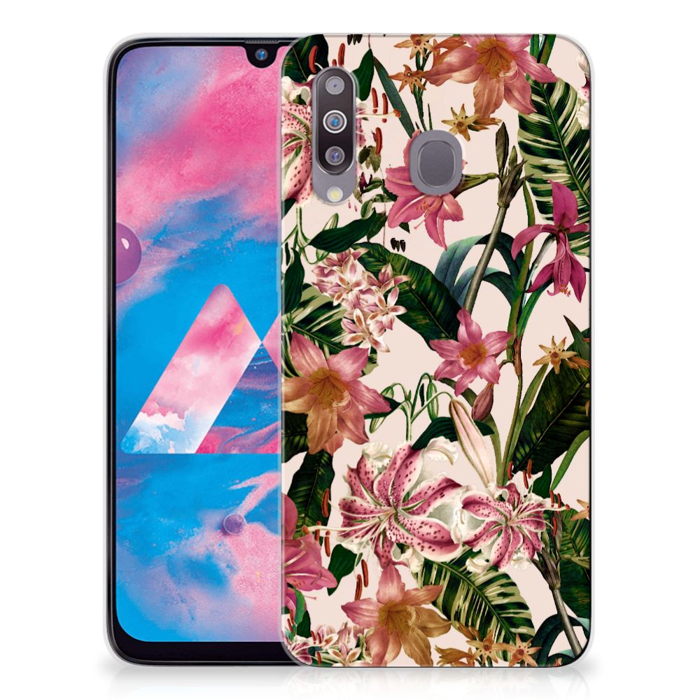 Samsung Galaxy M30 TPU Case Flowers