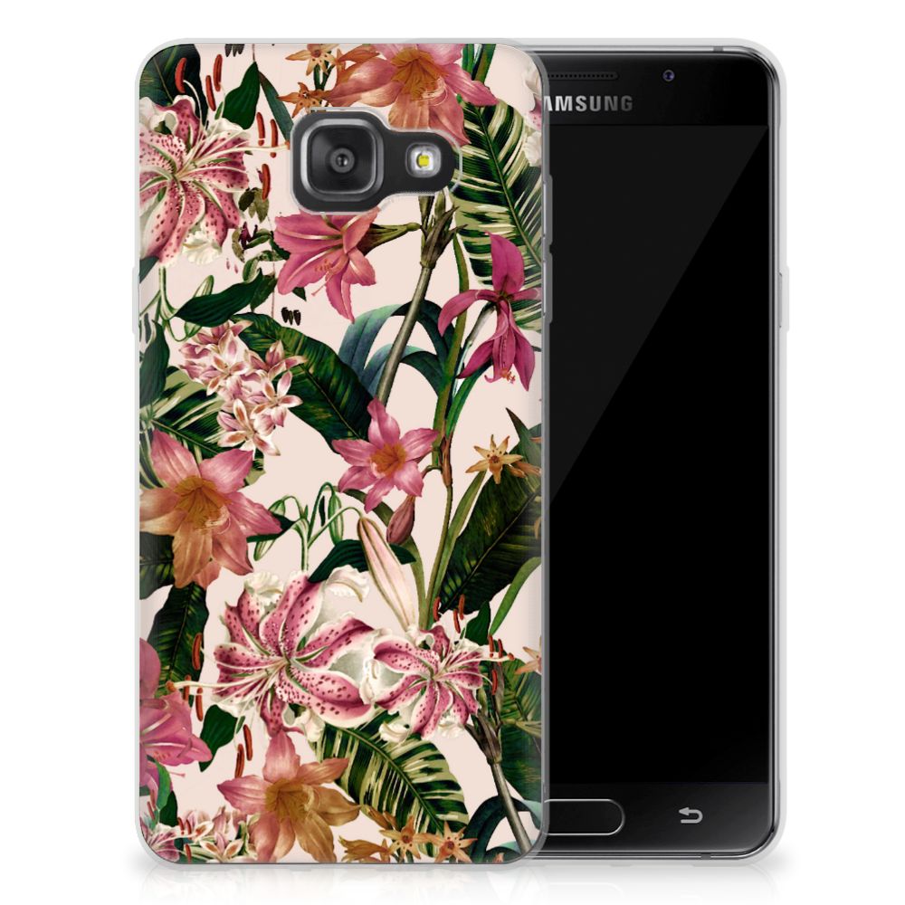 Samsung Galaxy A3 2016 Uniek TPU Hoesje Flowers