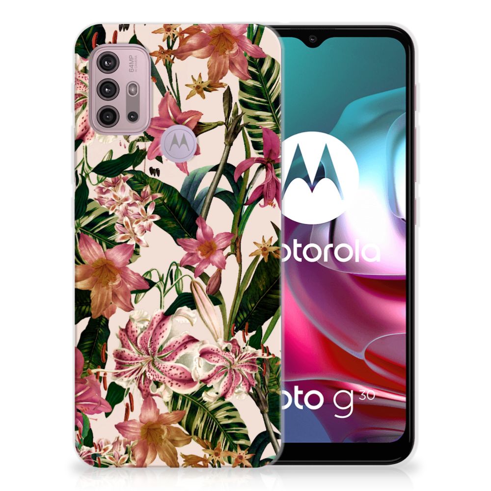 Motorola Moto G30 | G10 TPU Case Flowers