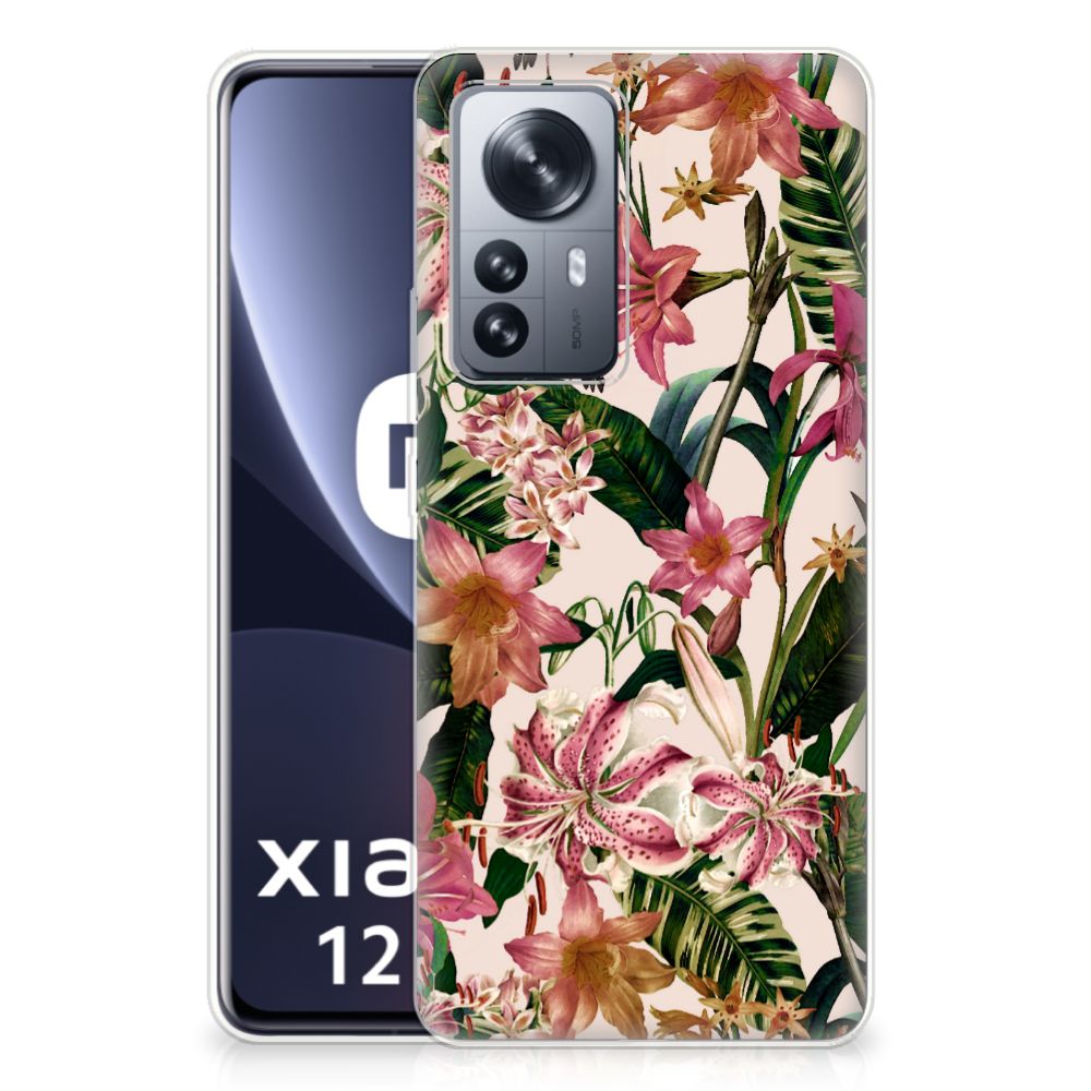 Xiaomi 12 Pro TPU Case Flowers