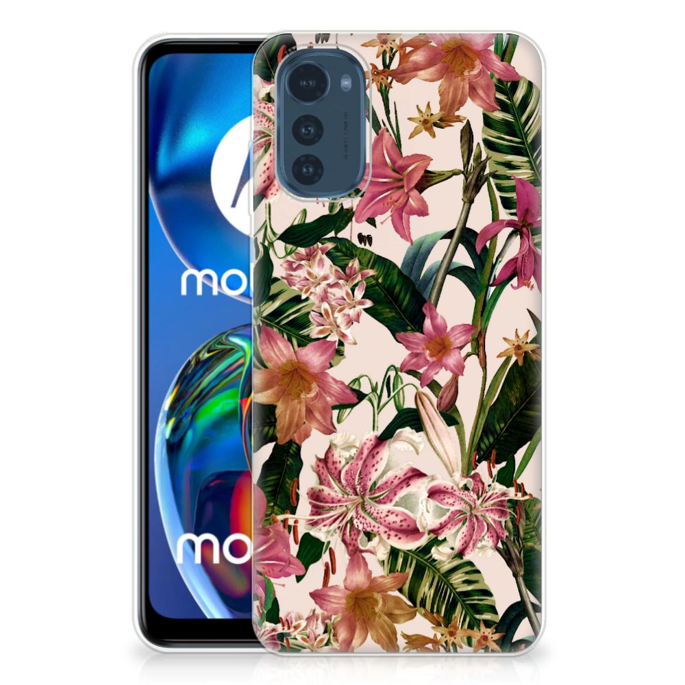 Motorola Moto E32/E32s TPU Case Flowers