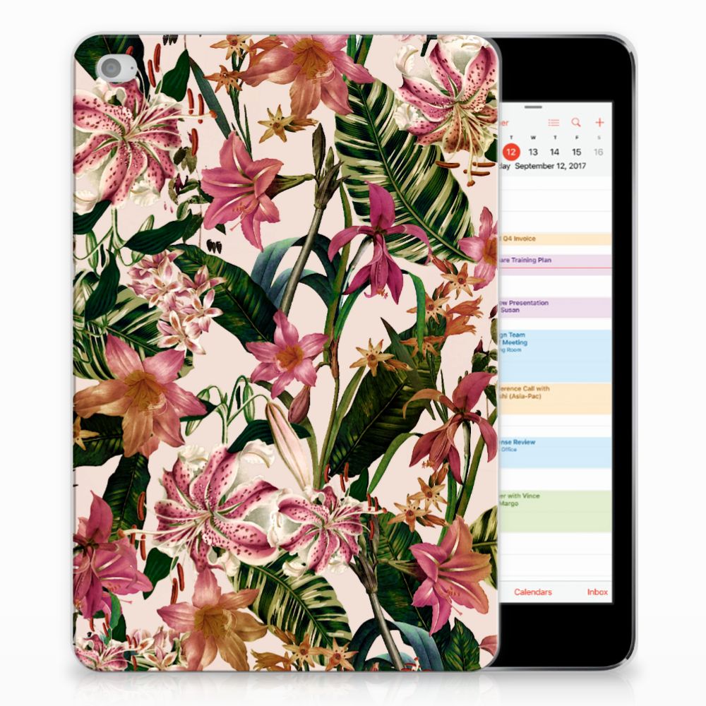 Apple iPad Mini 4 Uniek Tablethoesje Flowers