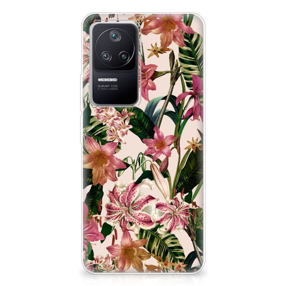 Xiaomi Poco F4 TPU Case Flowers