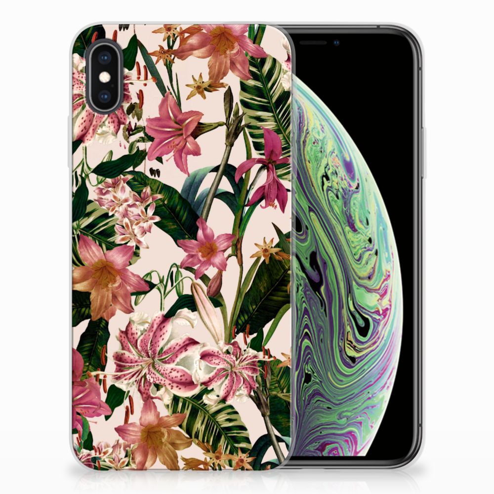 Apple iPhone Xs Max TPU Case Flowers