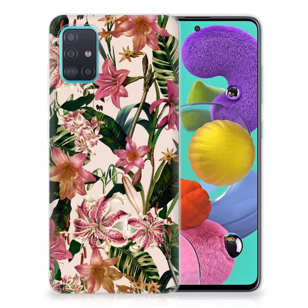 Samsung Galaxy A51 TPU Case Flowers