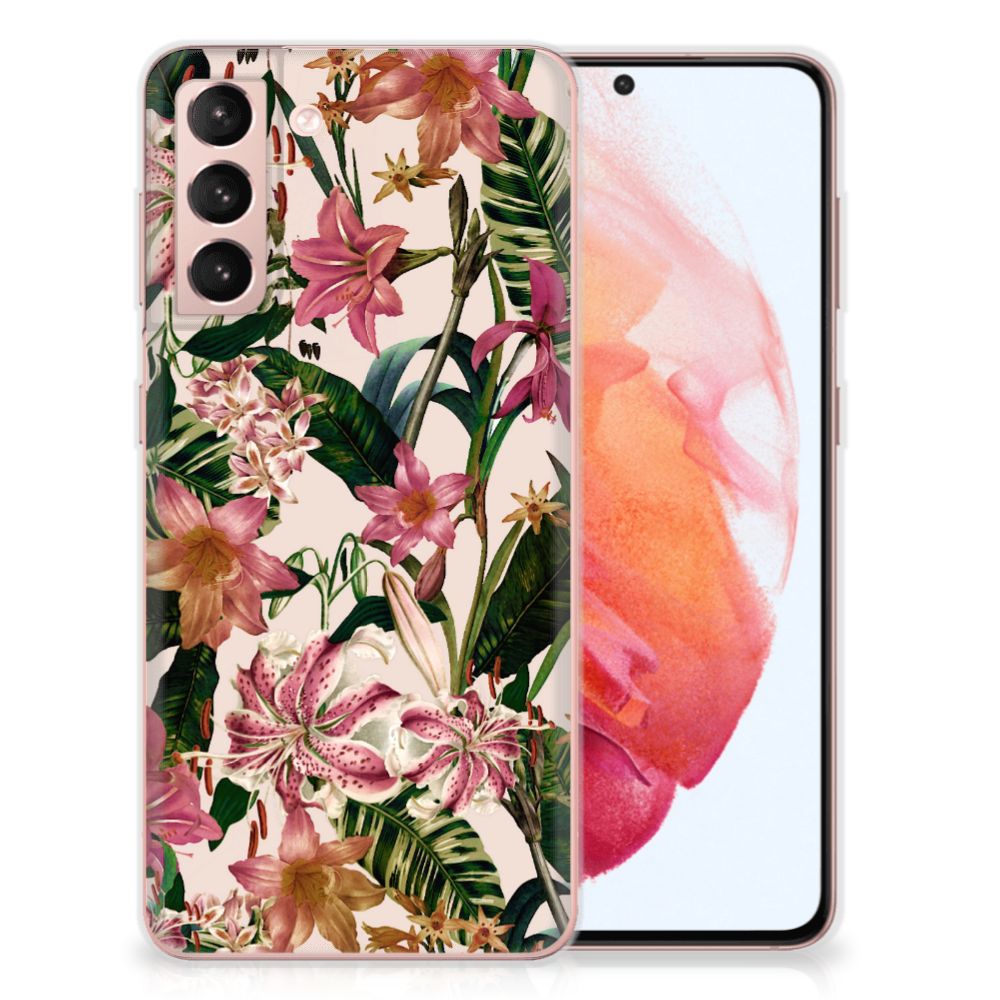 Samsung Galaxy S21 TPU Case Flowers