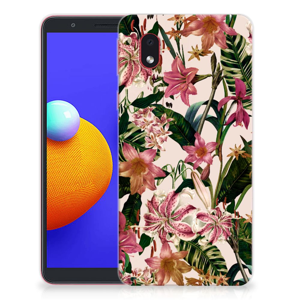 Samsung Galaxy A01 Core TPU Case Flowers