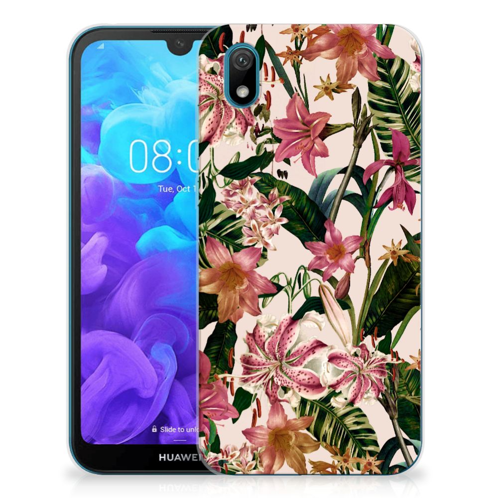 Huawei Y5 (2019) TPU Case Flowers