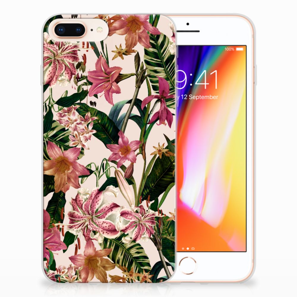 Apple iPhone 7 Plus | 8 Plus TPU Case Flowers