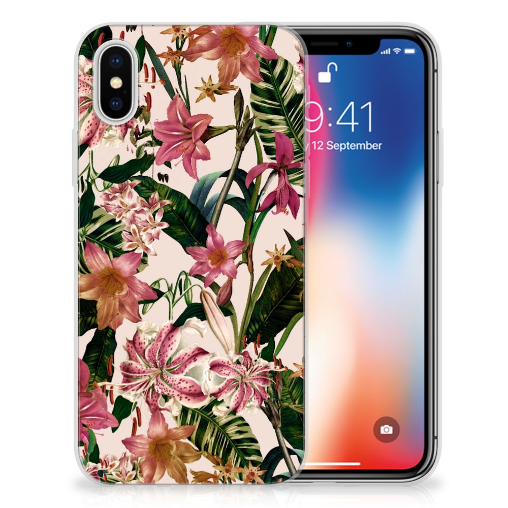 Apple iPhone X | Xs TPU Case Flowers
