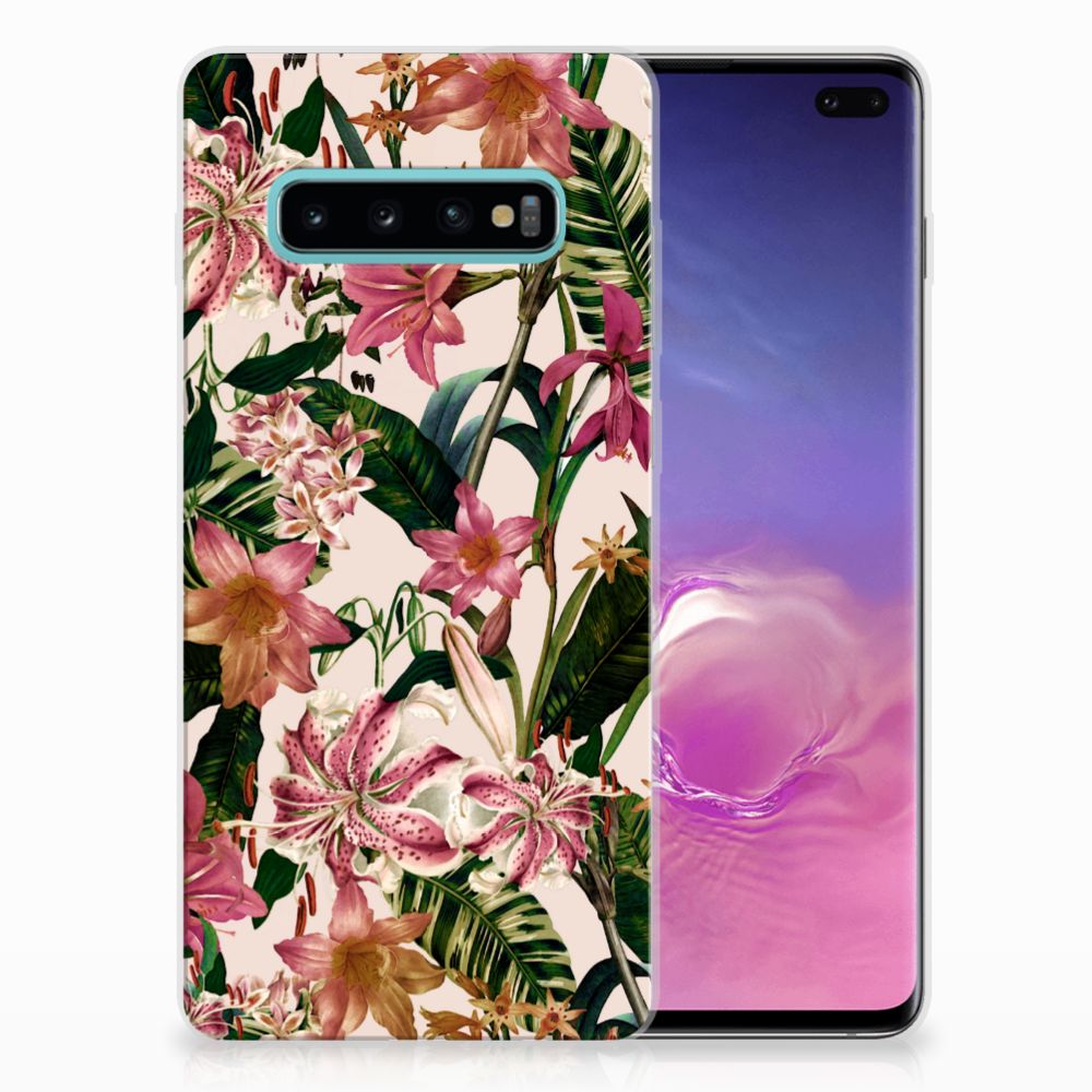 Samsung Galaxy S10 Plus TPU Case Flowers