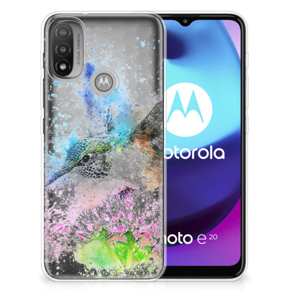 Hoesje maken Motorola Moto E20 | E40 Vogel