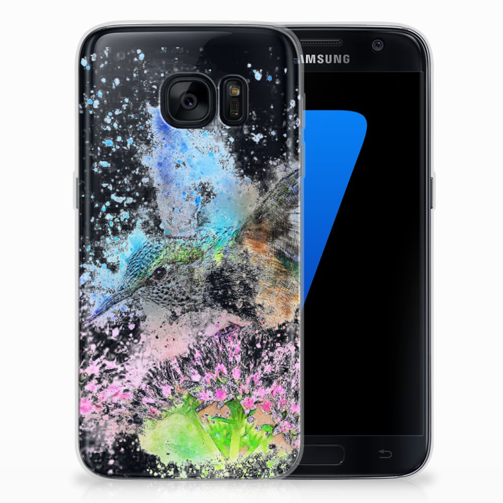 Hoesje maken Samsung Galaxy S7 Vogel