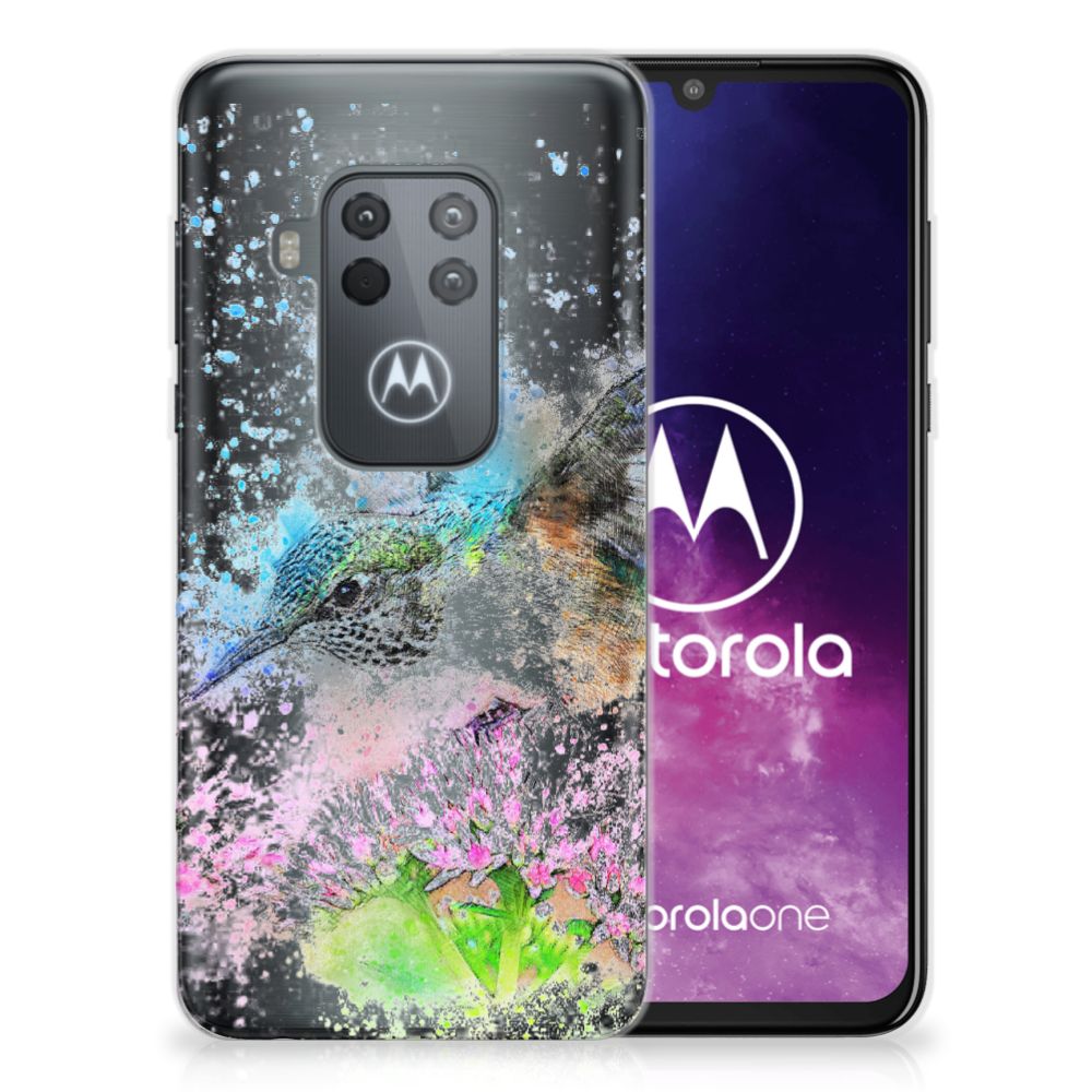 Hoesje maken Motorola One Zoom Vogel
