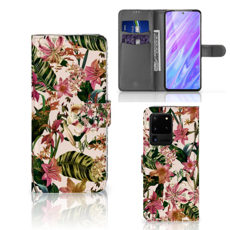 Samsung Galaxy S20 Ultra Hoesje Flowers