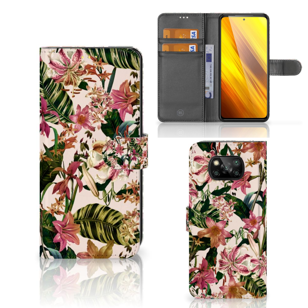 Xiaomi Poco X3 | Poco X3 Pro Hoesje Flowers