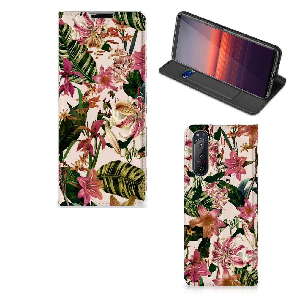 Sony Xperia 5 II Smart Cover Flowers