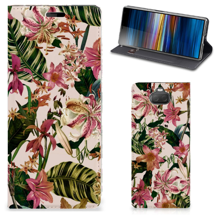 Sony Xperia 10 Smart Cover Flowers