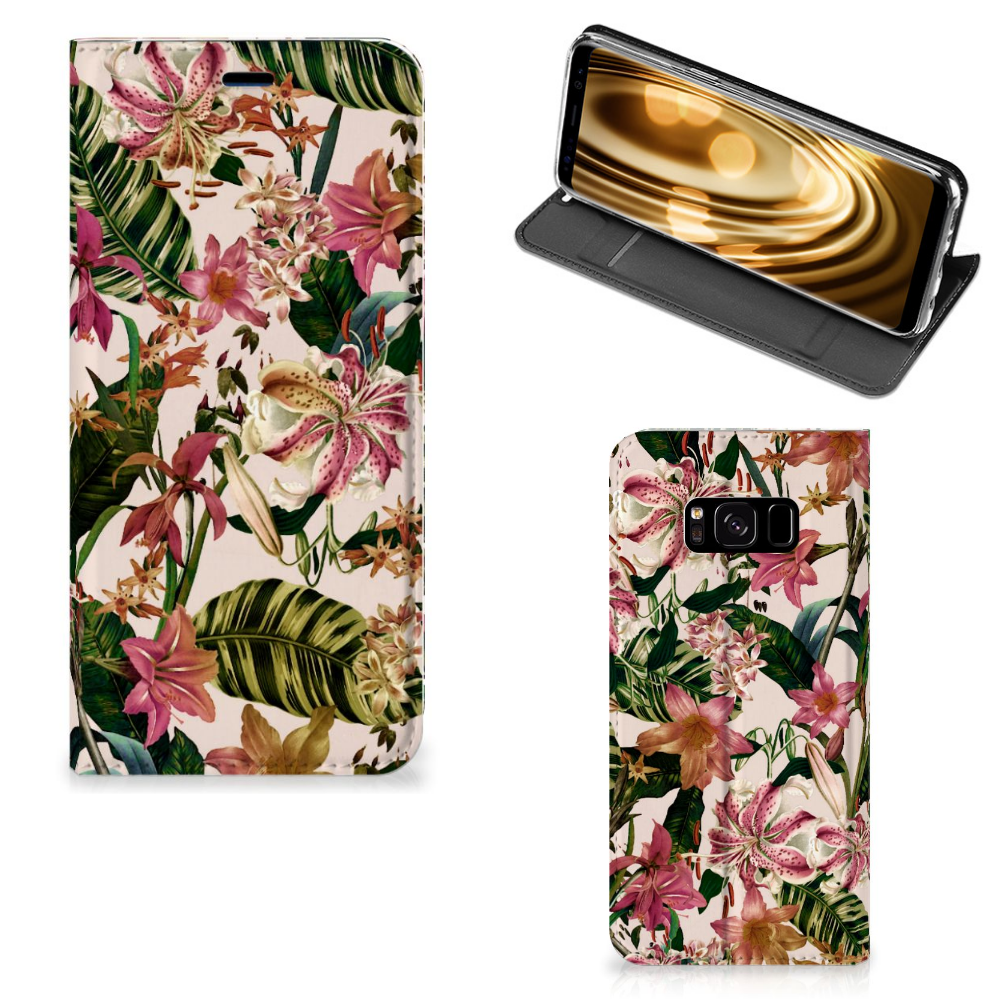 Samsung Galaxy S8 Smart Cover Flowers