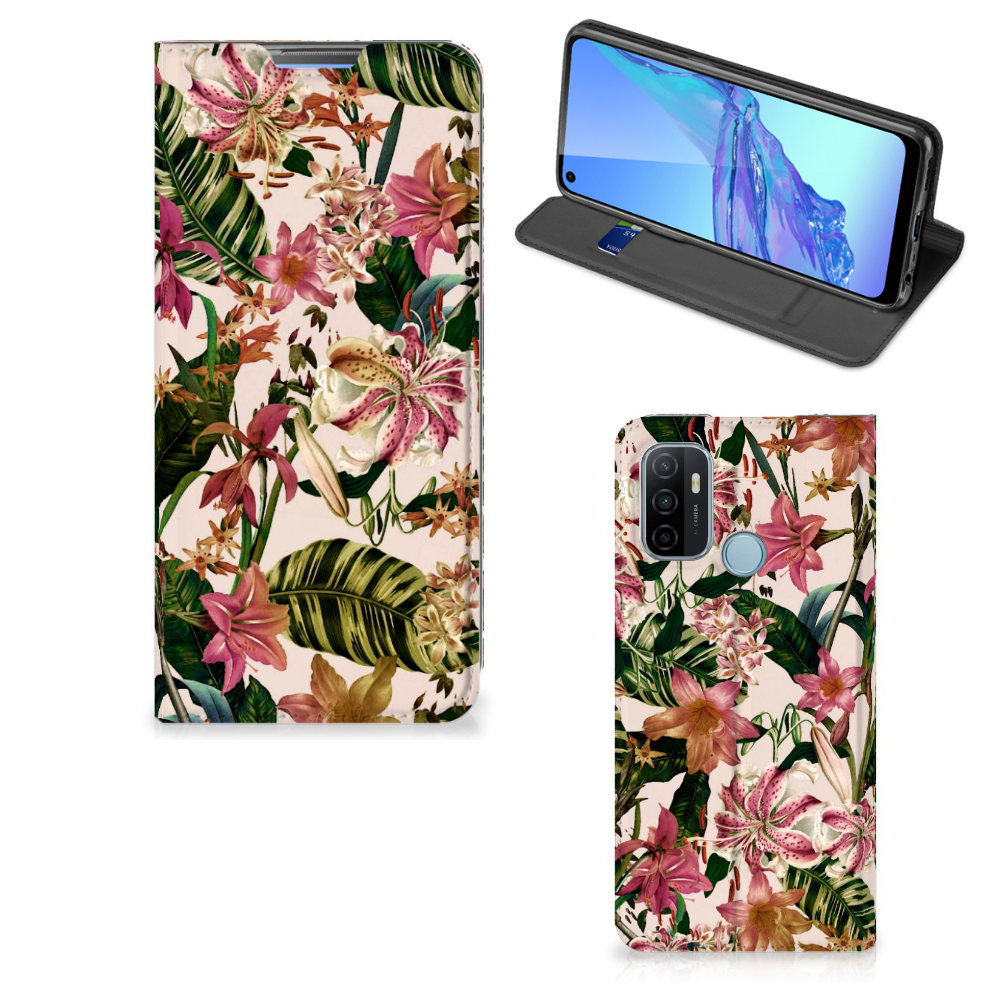OPPO A53 | A53s Smart Cover Flowers