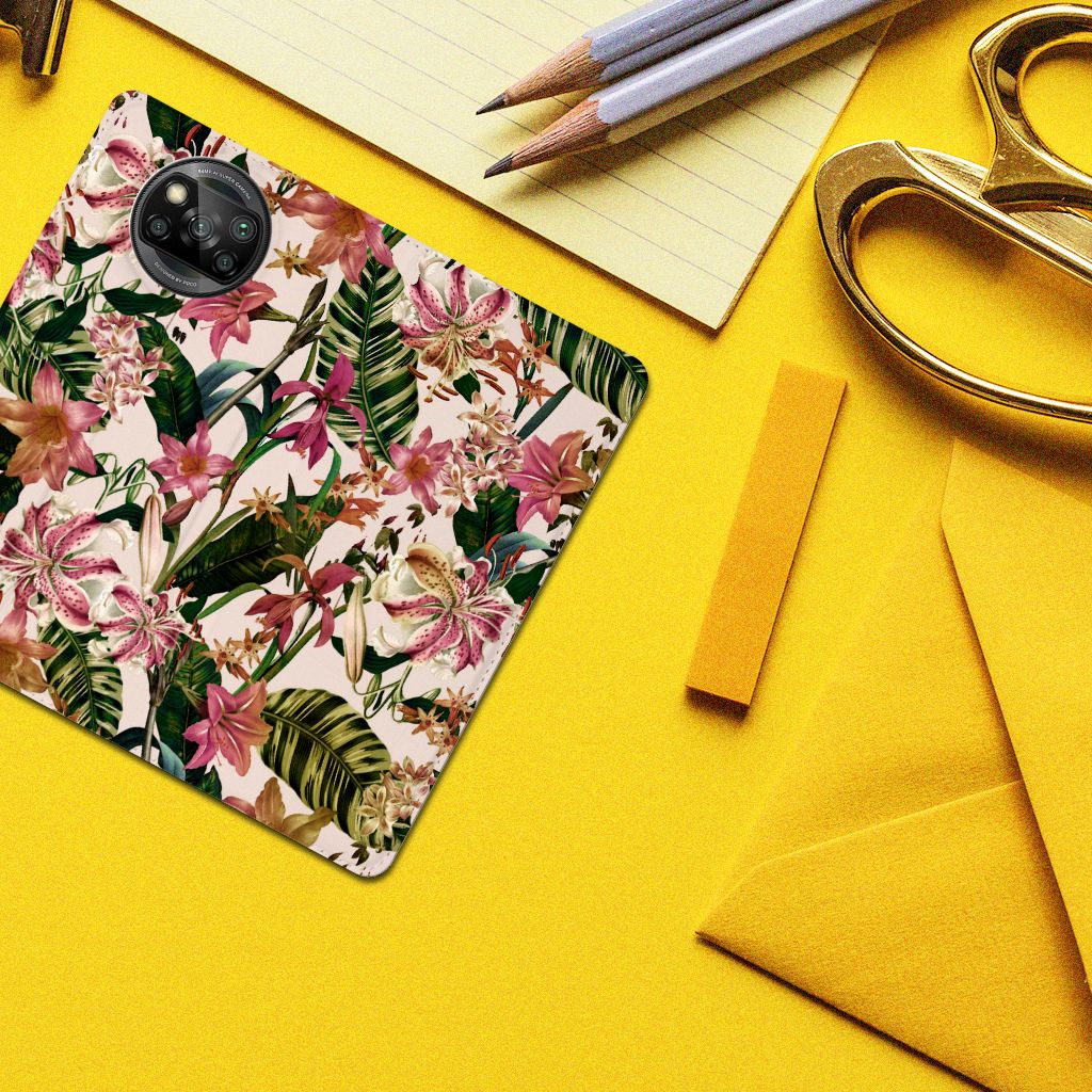 Xiaomi Poco X3 Pro | Poco X3 Smart Cover Flowers