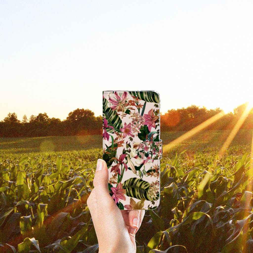 Samsung Galaxy A71 Hoesje Flowers