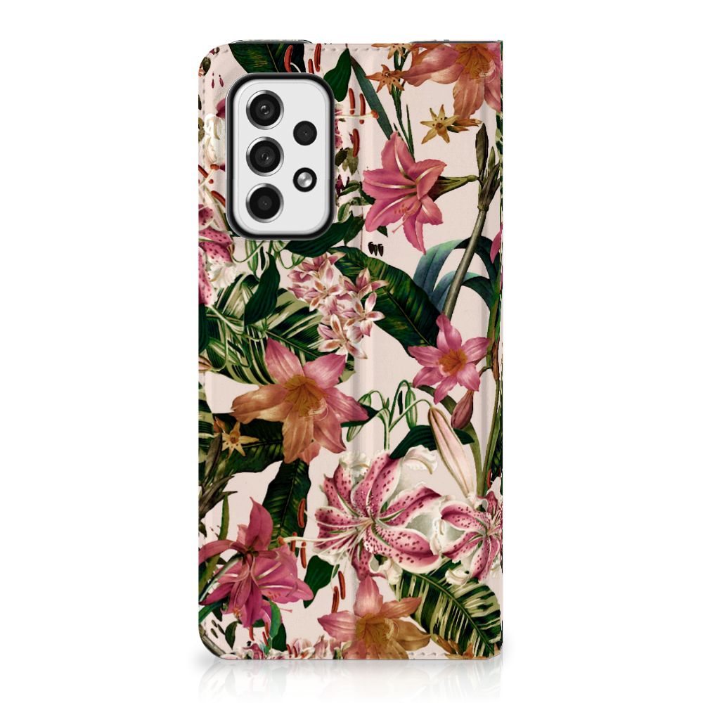 Samsung Galaxy A73 Smart Cover Flowers