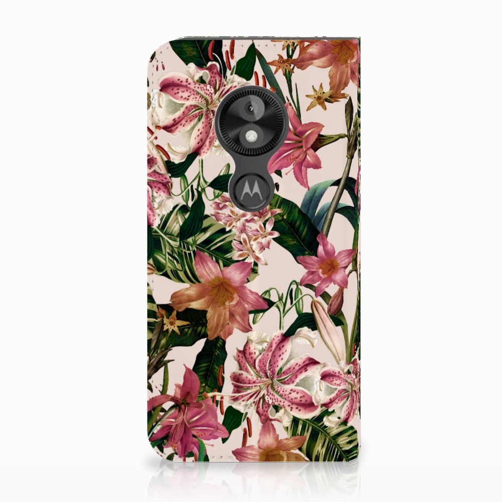 Motorola Moto E5 Play Smart Cover Flowers