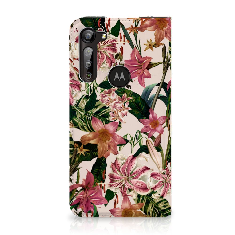 Motorola Moto G8 Power Smart Cover Flowers
