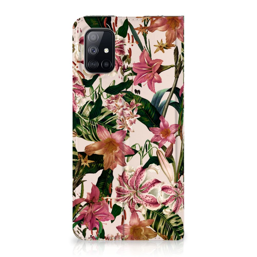 Samsung Galaxy M51 Smart Cover Flowers