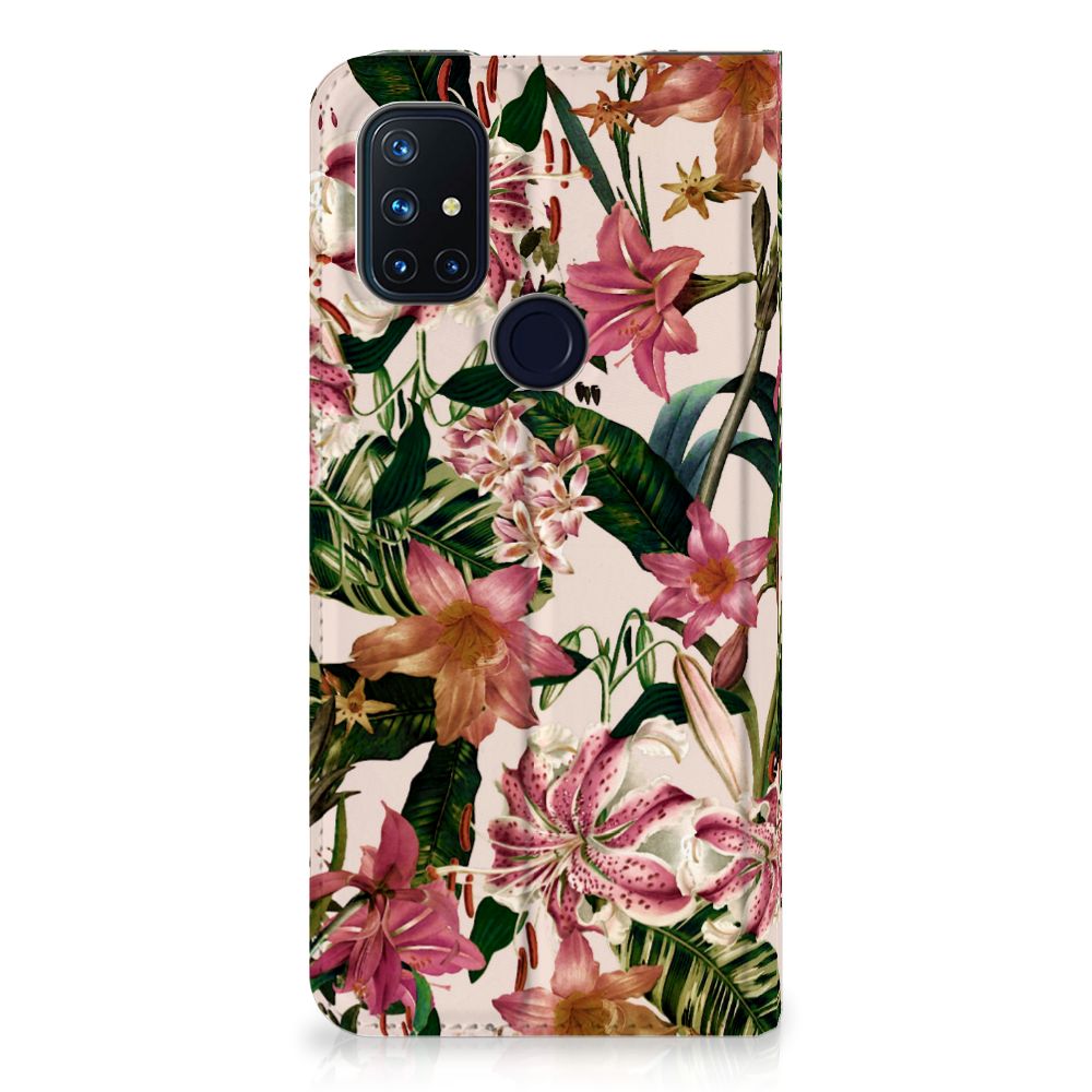 OnePlus Nord N10 5G Smart Cover Flowers