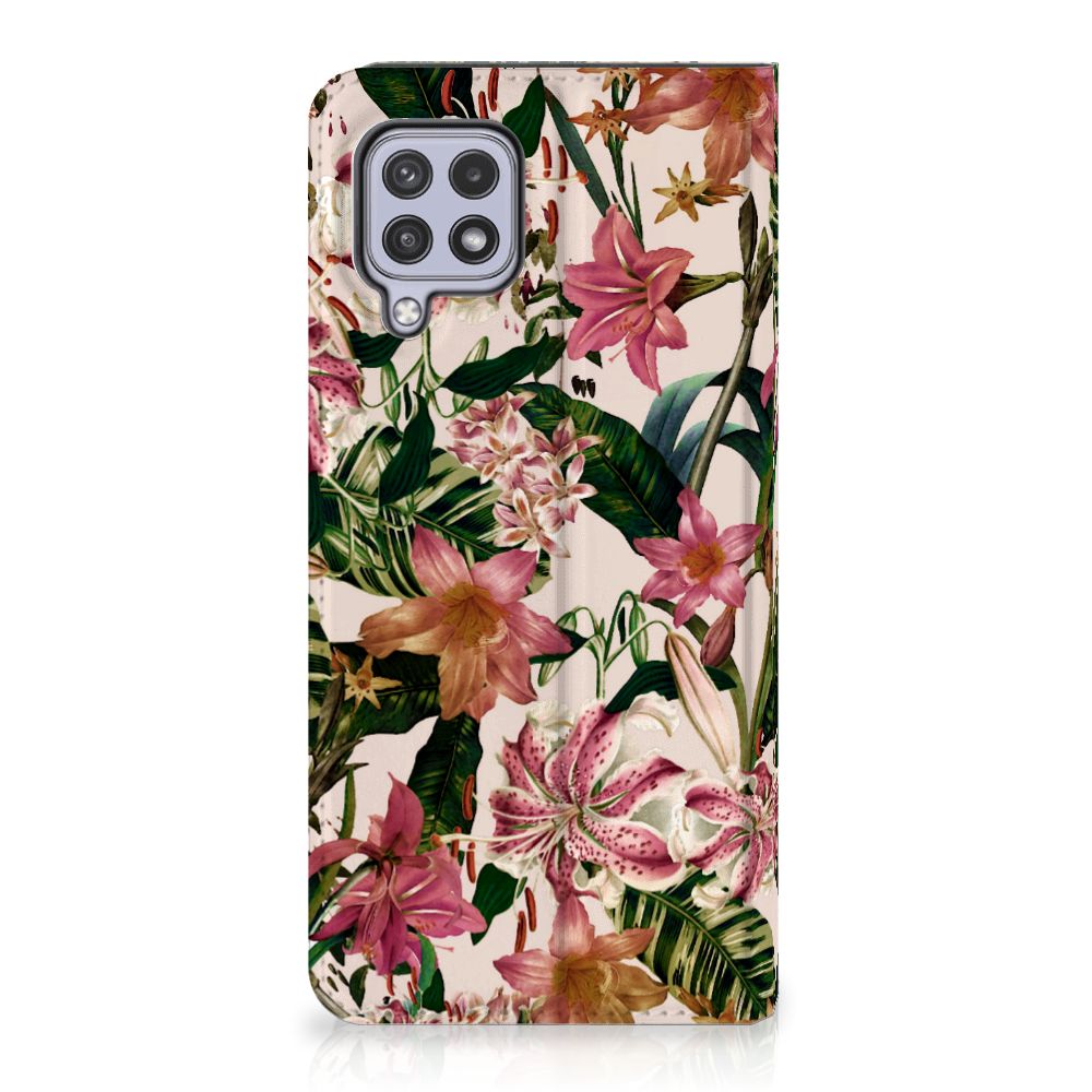 Samsung Galaxy A22 4G | M22 Smart Cover Flowers