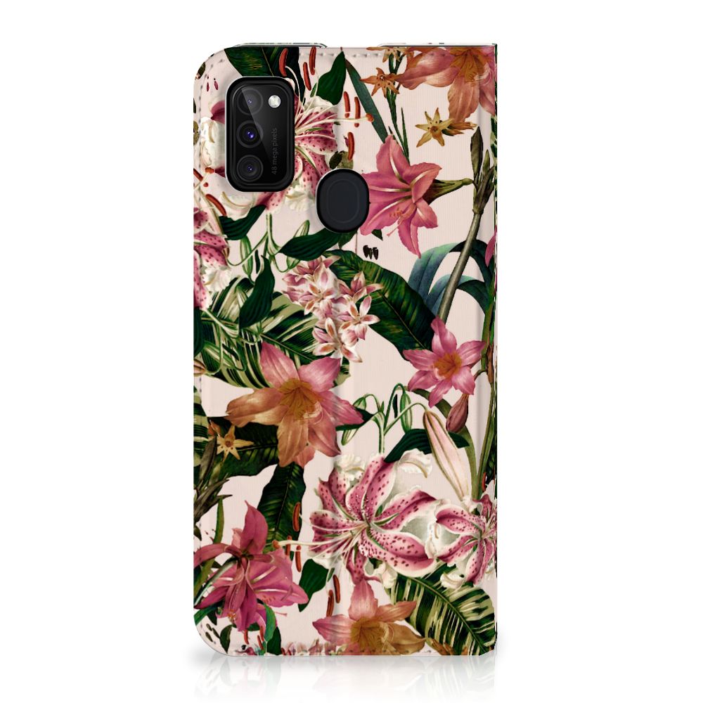 Samsung Galaxy M30s | M21 Smart Cover Flowers