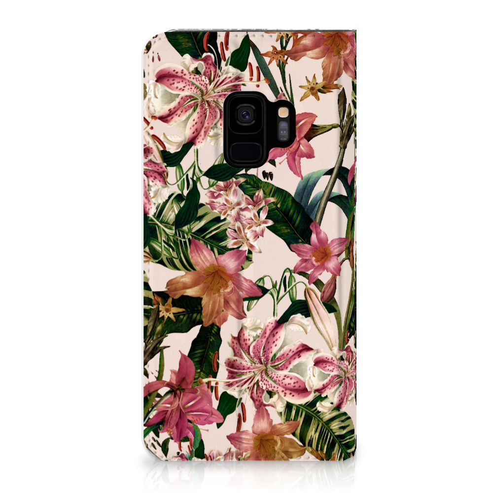 Samsung Galaxy S9 Smart Cover Flowers