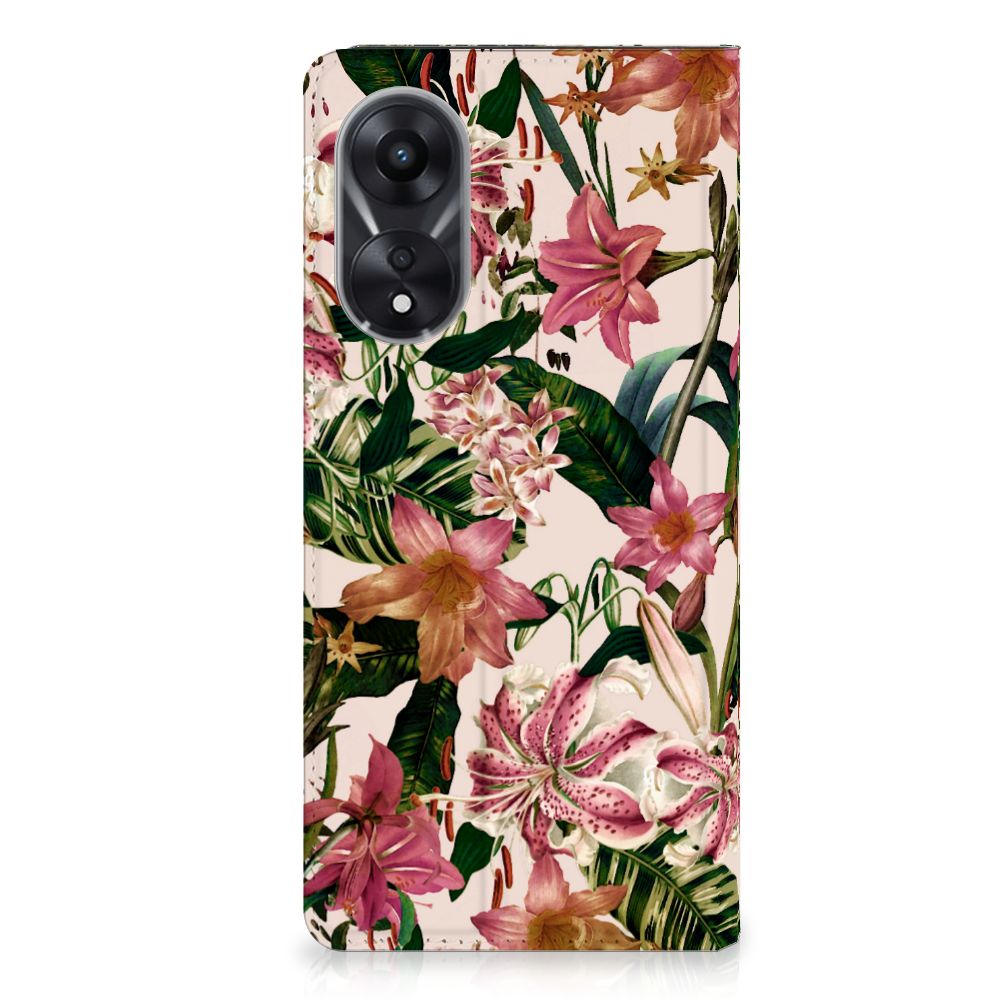 OPPO A78 | A58 5G Smart Cover Flowers